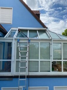 Reinigung von Glasflächen