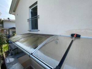 Reinigung von Glasflächen