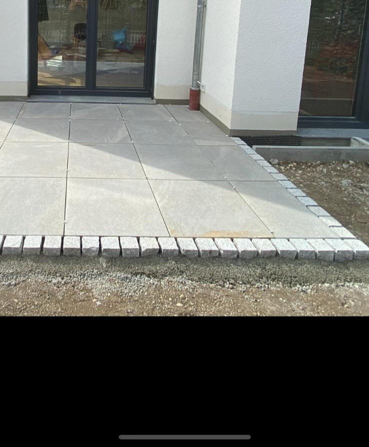 Anlegen einer Betonterrasse